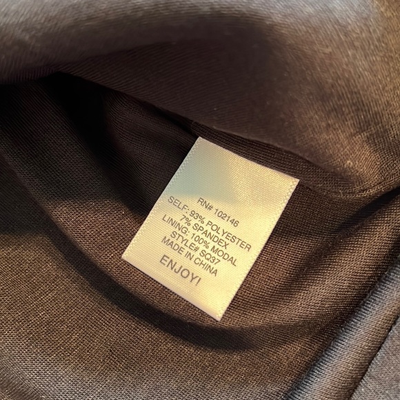 Michael Stars sleeveless tank top sequins v neck layering S black red lined - Picture 7 of 8